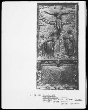 Epitaph für Professor Albert Hunger