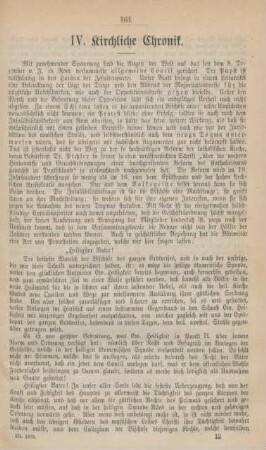 161-172 Kirchliche Chronik