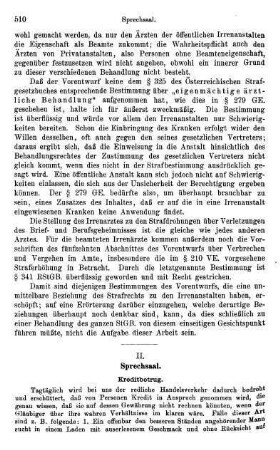 510-516, II. Sprechsaal