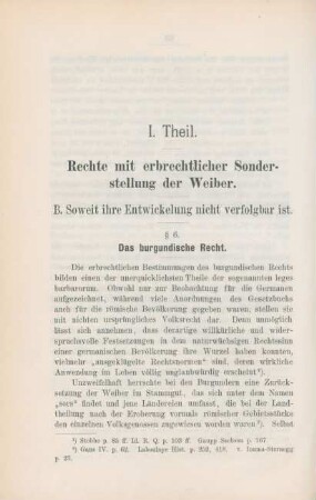 § 6. Das burgundische Recht