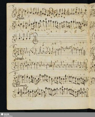 9. Horn, Johann Caspar: Allemandes