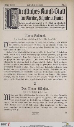 Nr. 3 (März 1918)