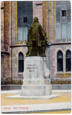 Leipzig : Bach-Denkmal