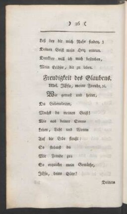 Freudigkeit des Glaubens.