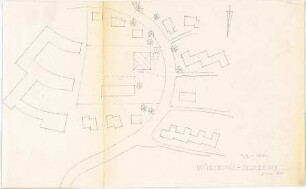Gulbransson, Olaf Andreas; Würzburg - Zellerau; Erlöserkirche - Lageplan