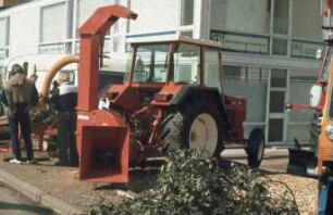 Fotografie: Energietechnik, Energieerzeugung, Biomasse, Holzhacker