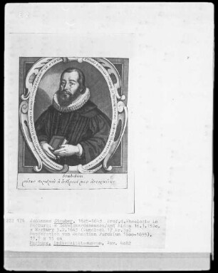 Johannes Furck (1590-1643), 1625-1643 Professor der Theologie in Marburg