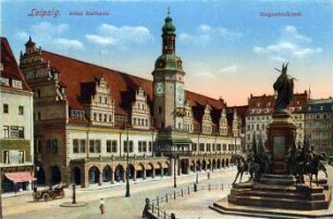 Leipzig : altes Rathaus ; Siegesdenkmal
