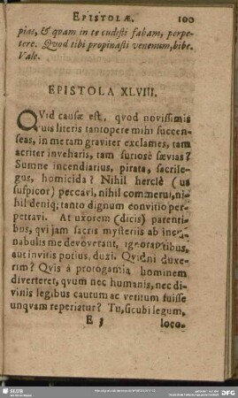 Epistola XLVIII.