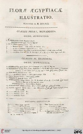 Florae aegyptiacae illustratio