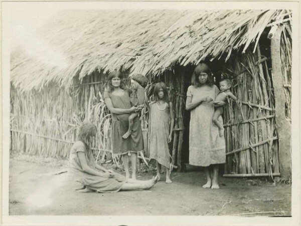 Bakairi-Familie in Simão Lopez