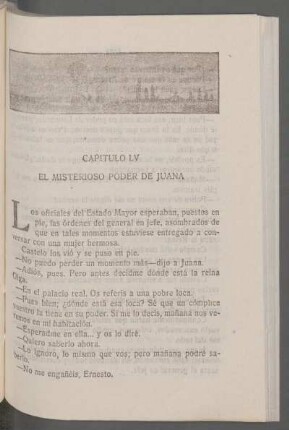 Capítulo LV - El misterioso poder de Juana