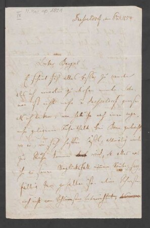 Brief an Woldemar Bargiel : 06.03.1854