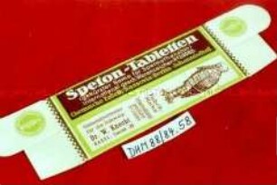 Originalschachtel für Speton-Tabletten