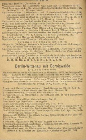 Berlin-Wittenau mit Borsigwalde