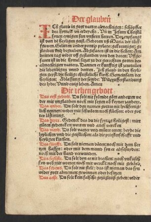 Die zehen gebott