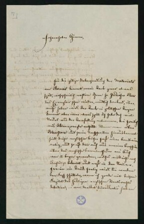 Brief vom 8. Mai 1856