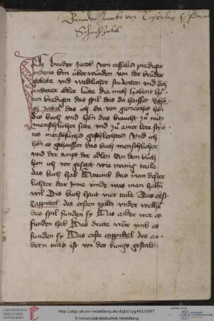 Jacobus de Cessolis, "Schachzabelbuch"