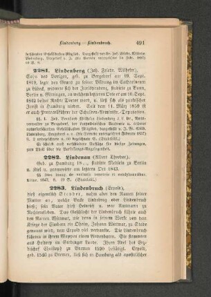 2282. Lindeman (Albert Theodor).