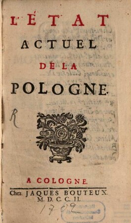 L' etat actuel de la Pologne