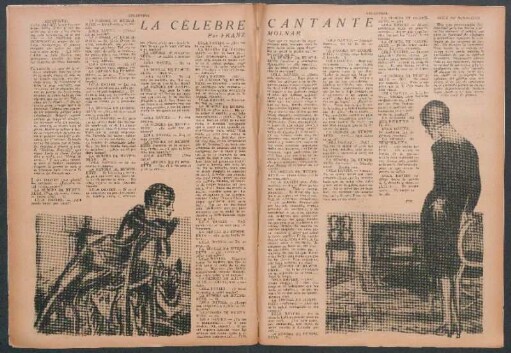 La célebre cantante