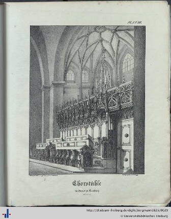 Chorstühle im Dome zu Constanz