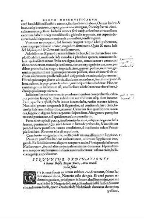 Sequuntur Ordinationes à Ioanne Basily Magno Duce