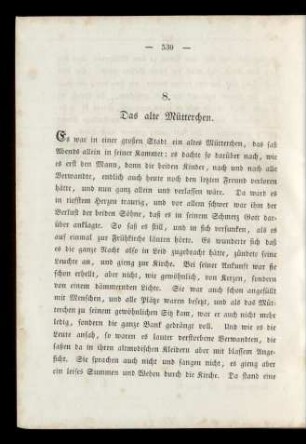8. Das alte Mütterchen.