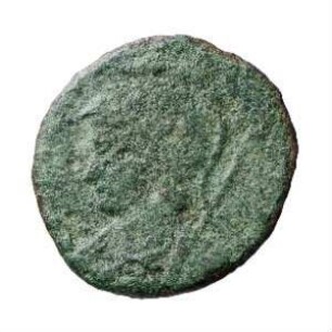 Münze, Follis, Aes 4, 306 - 337 n. Chr.