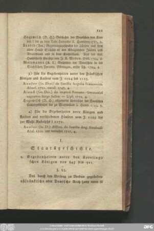 I. Staatsgeschichte.