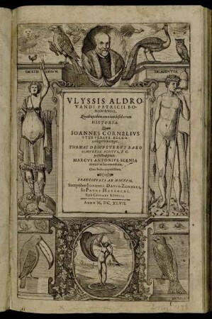 Ulyssis Aldrovandi Patricii Bononiensis, Quadrupedum omnium bisulcorum Historia : Cum Indice copiosissimo