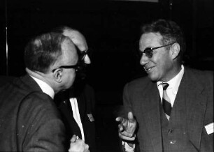 16. Tagung 1966 Mediziner; Im Vortragsaal: Tadeus Reichstein