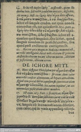De Ichore Miti