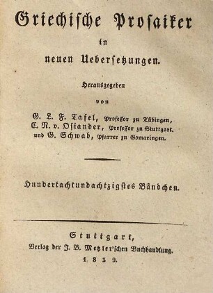 Diodor's von Sicilien historische Bibliothek, 16
