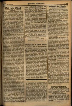 Zweite Ausgabe vom Freitag, den 06. Dezember 1935.