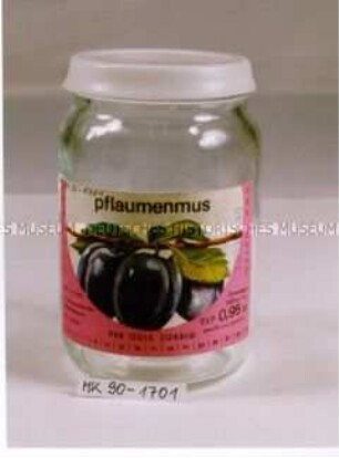Glas für "pflaumenmus"