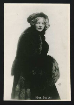 [Bildnis Gerda Busoni] : Mme. Busoni