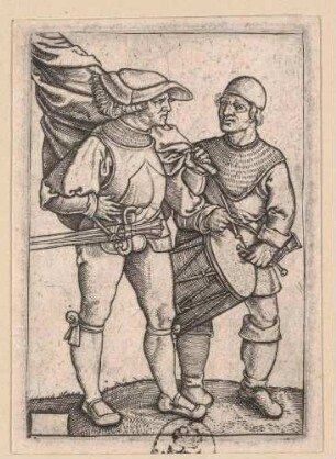 Fähnrich und Trommler