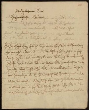 Brief von Johann Matthias Gesner an Johann Friedrich von Uffenbach. Göttingen, 26.11.1751