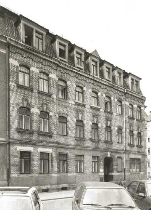Dresden-Neustadt, Sebnitzer Straße 6. Wohnhaus (um 1900). Straßenansicht