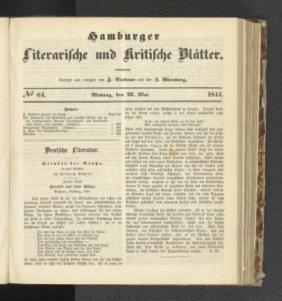 Nummer 64. Montag, den 27. Mai