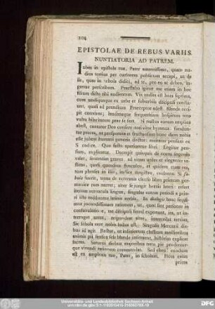 [Epistolae.]