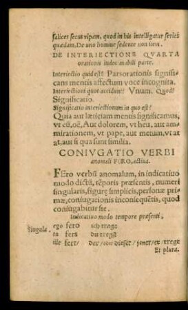Coniugatio Verbi anomali Fero, activa.