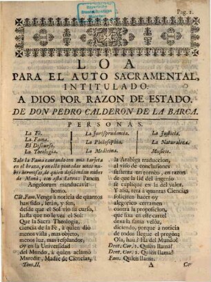 Autos Sacramentales Alegoricos, Y Historiales. 2