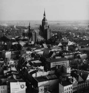 Stadtansicht mit Marienkirche