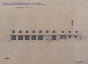 Neubau eines Institutsgebäudes mit Maschinenhalle der Bayer. Landesanstalt für Landtechnik und Motorisierung (Lageplan M 1 : 1000)
