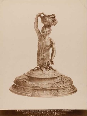 Leuchter von ciselirtem Bronzeguss. (16. Jahrhundert.)