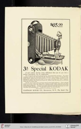 Eastman Kodak Co. [3A Special Kodak Camera]