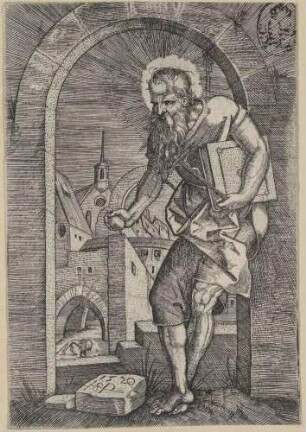 Der heilige Hieronymus am Thorbogen