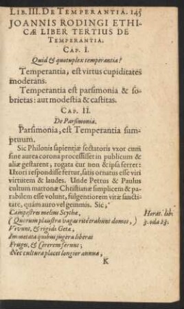 ... Liber Tertius De Temperantia.